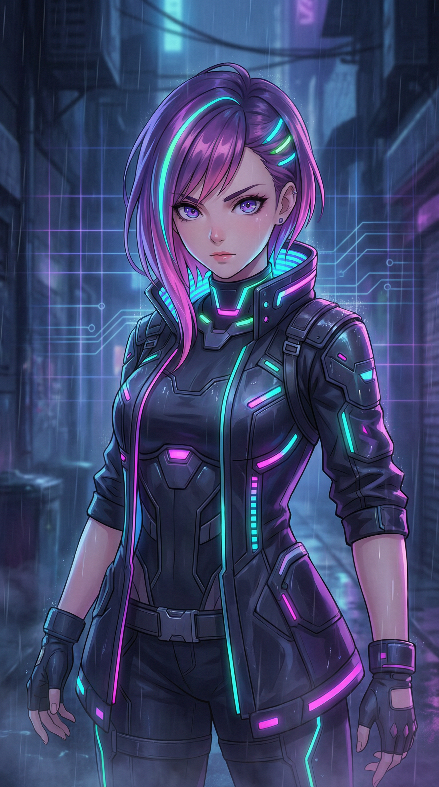 AI生成アニメキャラクター